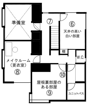 ２階間取り
